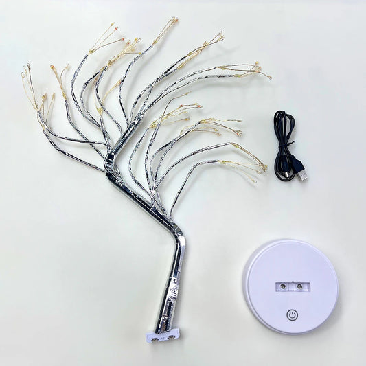 36/108Leds Tabletop Tree Lamp, Decorative LED Lights, Rgb Color Atmosphere Night Lights, for Party Camping Home Decor